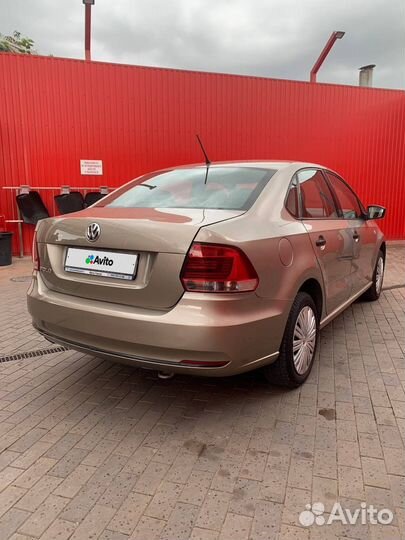 Volkswagen Polo 1.6 AT, 2016, 123 000 км