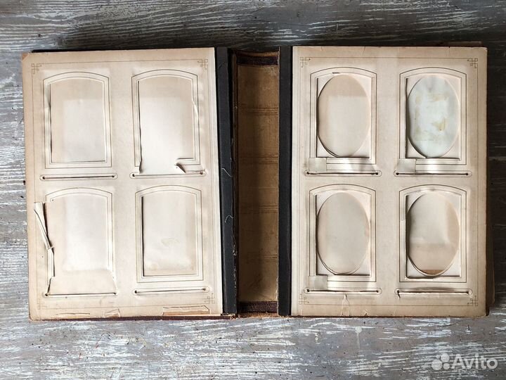 Антикварный альбом для фотографий