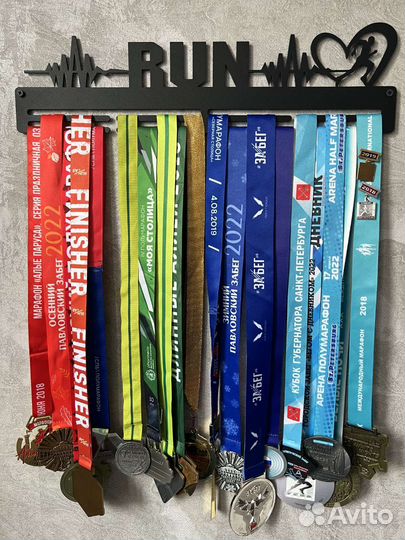 Медальница бег RUN Man