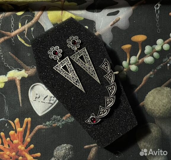 Серьги и кафф от Art of Mountains