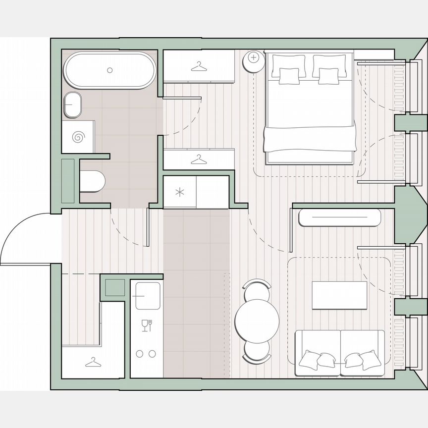 1-к. квартира, 35,3 м², 10/13 эт.