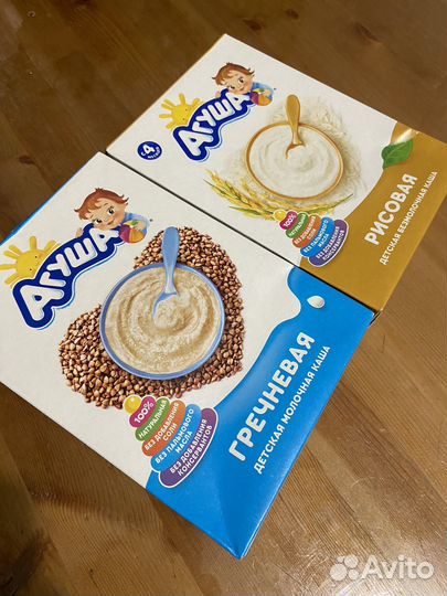 Овощи/фрукты пюре Агуша,Каши Агуша,Смесь