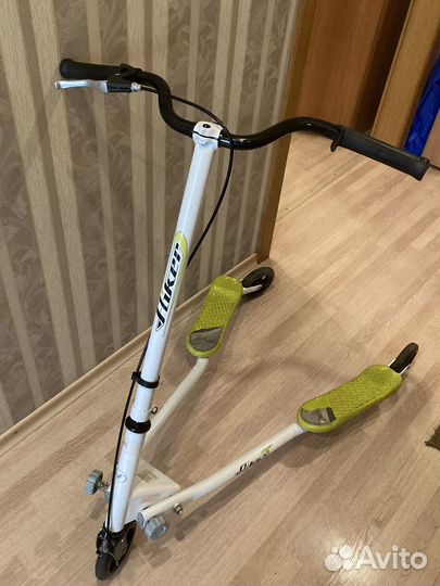 Инерционный самокат взрослый Fliker