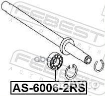 Подшипник подвесной BMW/MB/PSA AS-6006-2RS Febest