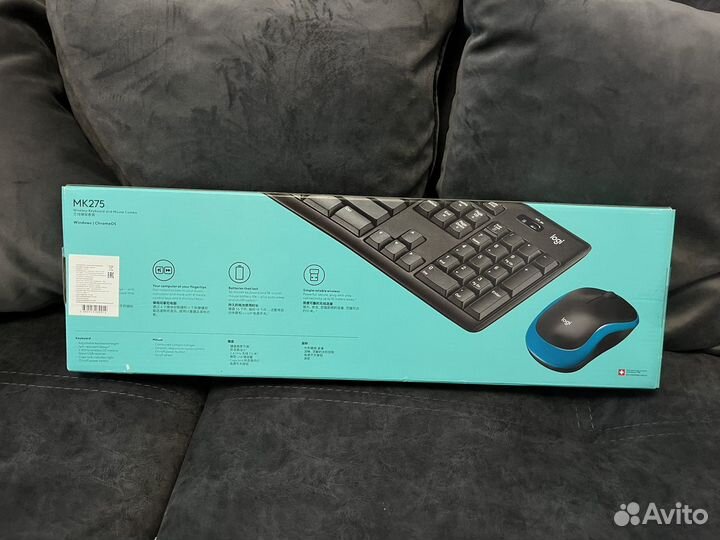 Клавиатура+мышь Logitech