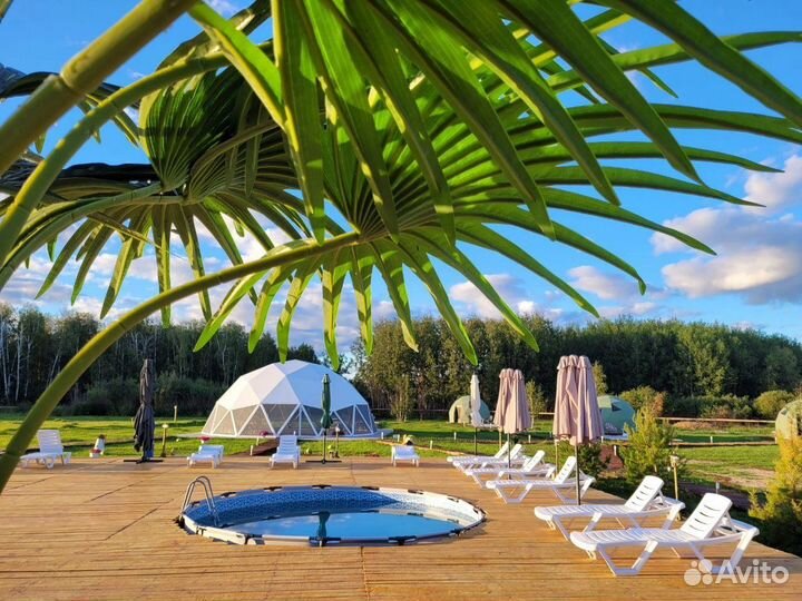 Купольный шатер, геокупол, банкетный зал