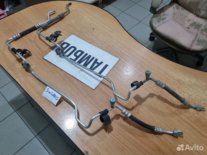 Тонкая трубка кондиционера рио 3 солярис 2012 год