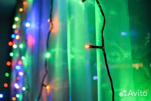 Электрогирлянда новогодняя Нить 7 метров