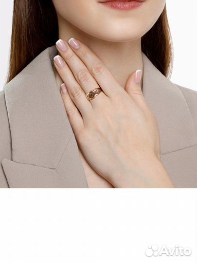 Золотое кольцо 585 проба