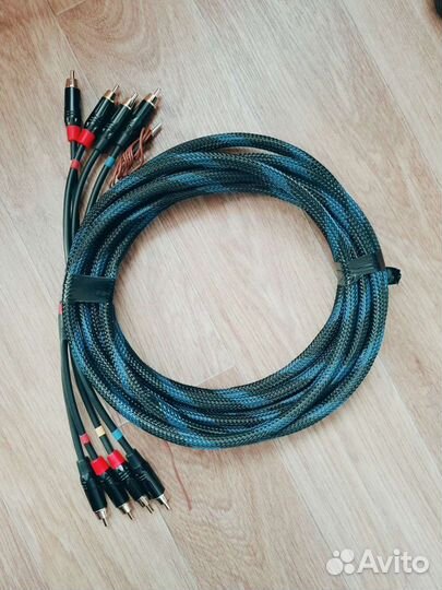 Межблочный кабель 4RCA-4RCA