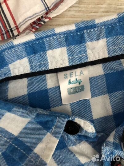 Рубашки на мальчика (6 - 12 месяцев)