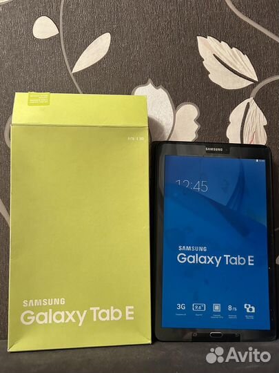 Планшет samsung galaxy tab E