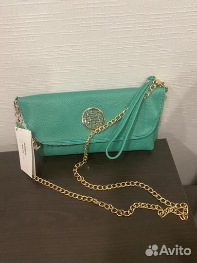 Сумка клатч натуральная кожа