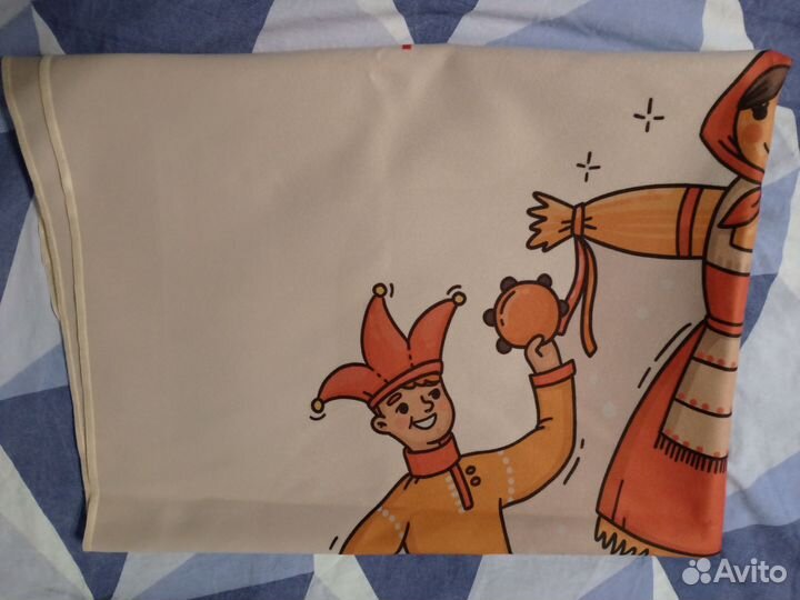 Плед флисовый масленица