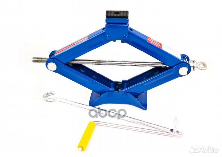 Домкрат ромбический 1,5 т, (104-385мм) с резин