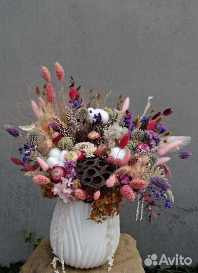 Букет декор сухоцветы
