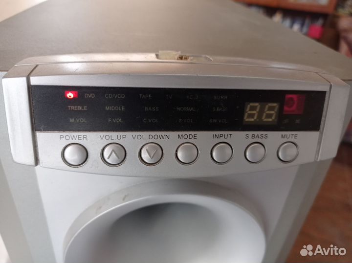 Домашний сабвуфер активный sven nt475