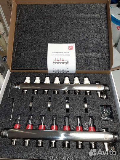 Коллектор для теплого пола на 7 контуров