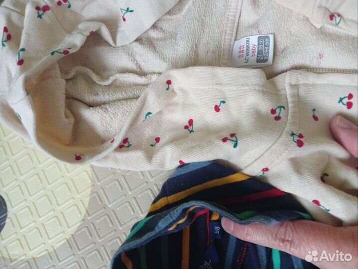 Пакет вещей и обуви на девочку, 92-98