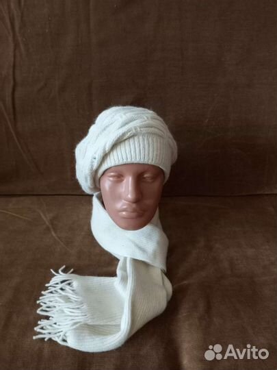 Комплект шапка шарф женский