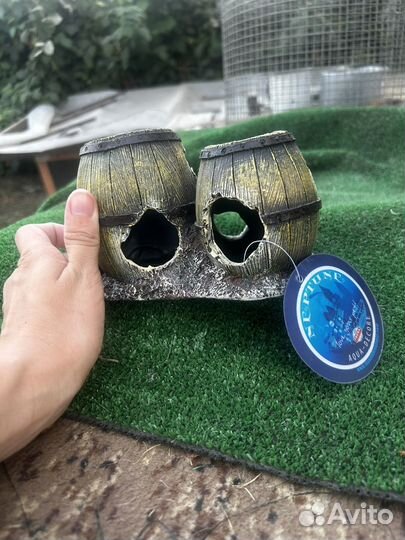 Декорации в аквариум новые