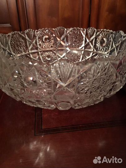 Фруктовница. Хрусталь. Сахарница.Польша
