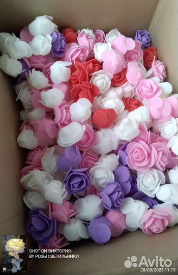 Розочки из фома