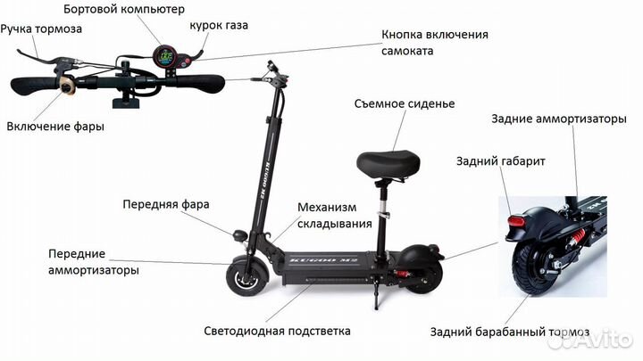 Электросамокат Kugoo M2 New