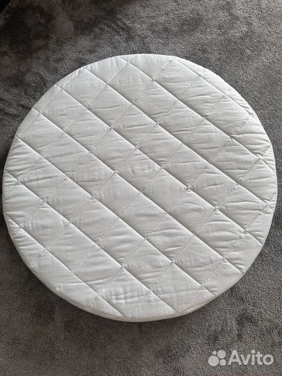 Матрас детский круглый 75 см, наволочка к нему