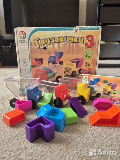 Bondibon SMART games Грузовички 3