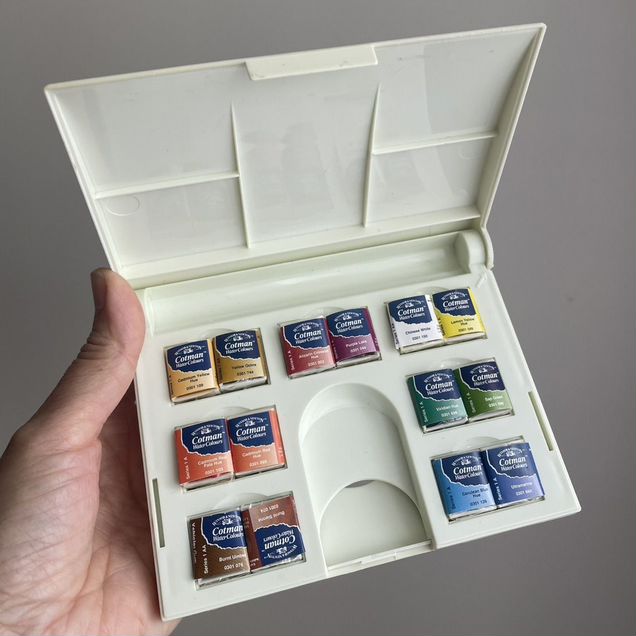 Набор акварели Winsor Newton для пленера 14 цв