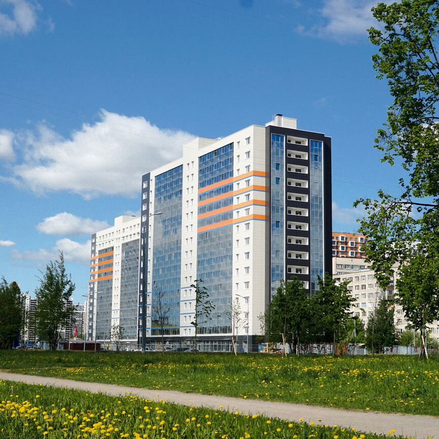 1-к. апартаменты, 47,9 м², 13/15 эт.