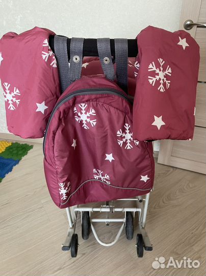 Коляска санки