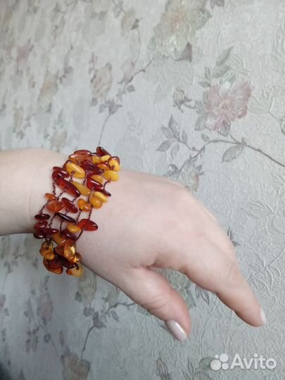 Браслет из янтаря