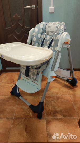 Стульчик для кормления chicco polly