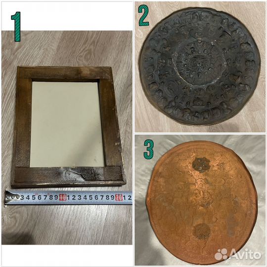 Панно чеканка медуза и боги