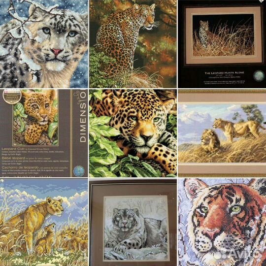 Огромный выбор схем для вышивки Дименшенс