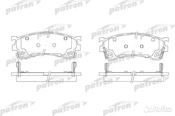 Колодки тормозные передние (131,7*51,5)