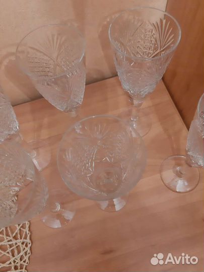 Фужеры хрустальные СССР