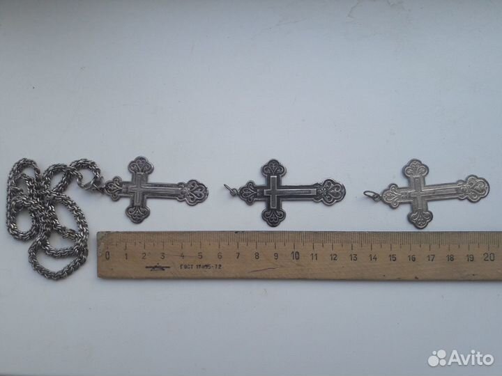 Кресты серебряные