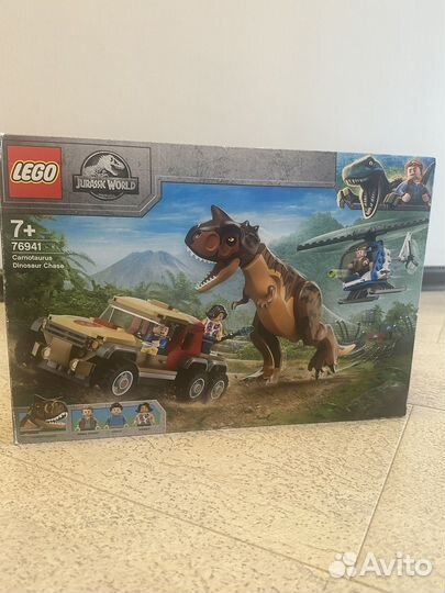 Lego Jurassic World Погоня за карнотавром