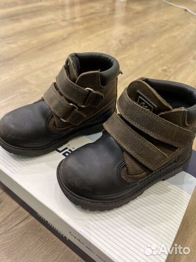 Ботинки демисезонные для мальчика 25 р minimen