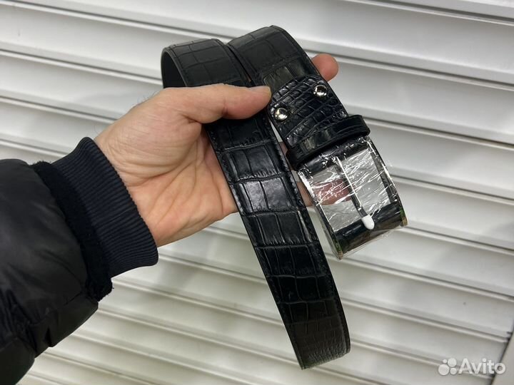 Ремень из кожи крокодила