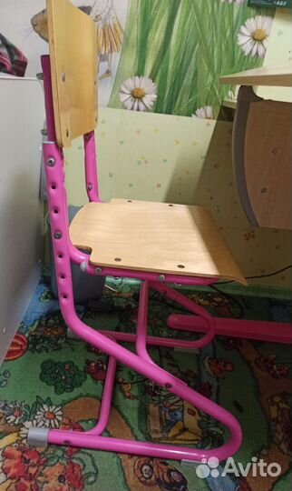 Растущая парта и стул 