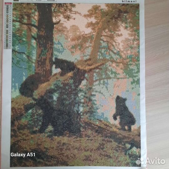 Алмазная вышивка готовая работа