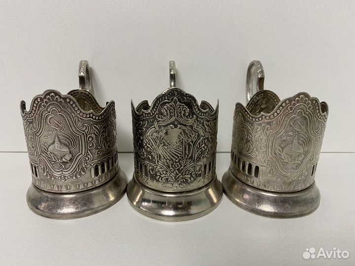 Подстаканник. СССР. Мельхиор. Космос. Звезда