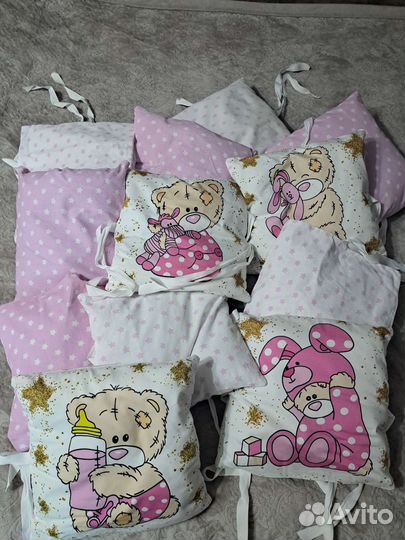 Бортики в детскую кроватку