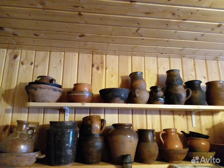 Крынка глина деревенская старинная Деревенский быт