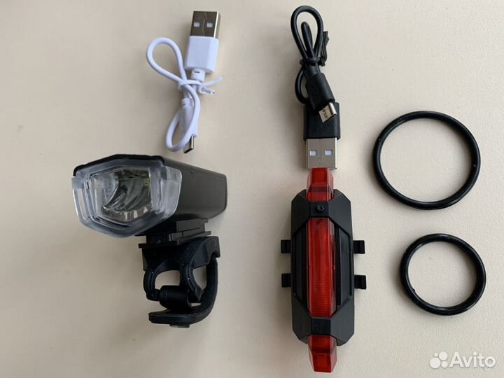 Фонарь велосипедный задний, передний