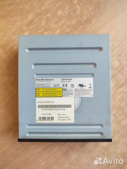 DVD-ROM IDE Sony NEC Optiarc + IDE шлейф